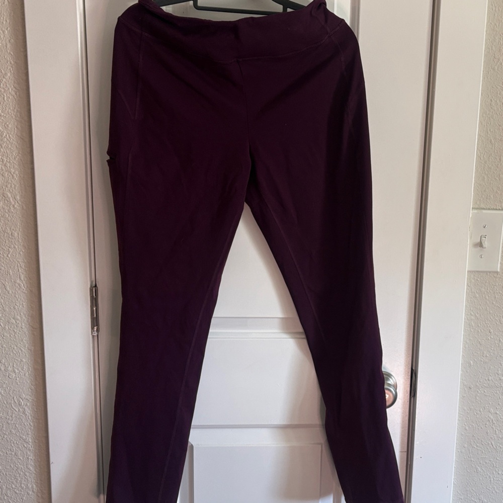 Duluth Trading Co Deep Purple Leggings S 29